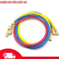 COMBO 3 dây nạp ga điều hòa 1m, dây sạc ga máy lạnh ô tô chuyên dụng