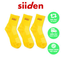 Combo 3 đôi tất cổ trung nam nữ unisex sợi cotton thoáng khí khử mùi - CB2U004