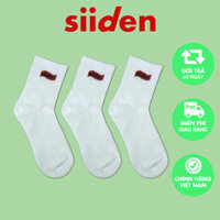 Combo 3 đôi tất cổ trung nam nữ unisex sợi modal thoáng khí khử mùi - CB2U002