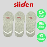 Combo 3 đôi tất lười nam nữ unisex cotton chống tụt gót thoáng khí khử mùi - CB4U002