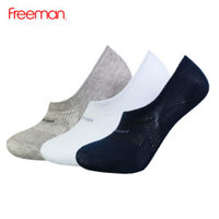 Combo 3 đôi Tất vớ hài, chất liệu cotton FREEMAN SOC003 - Trắng