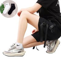 Combo 3 Đôi Tất Vớ Nik Trắng Đen Thể Thao Cổ Ngắn, Cổ Trung, Cổ Cao Nam Nữ Vải Dệt Kim HBH - 3 Đôi Cổ Ngắn