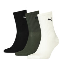 Combo 3 Đôi Vớ, Tất Puma Logo Thêu Cao Cấp Tất Nam Nữ Unisex Cổ Cao Thể Thao Puma Unisex Short Socks APAC
