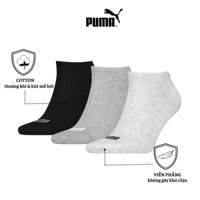 Combo 3 Đôi Vớ, Tất Puma Nam Nữ Unisex Dáng Cổ Ngắn - Puma Unisex Sneaker