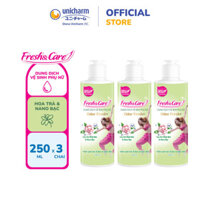 Combo 3 Dung dịch vệ sinh phụ nữ Fresh&Care Odor Fresh+ 250ml