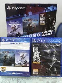 Combo 3 game God Of War 4- Horizon Zezo Dawn :Complete Edition-  The Last Of Us