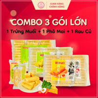 (Combo 3 gói 300g) Bánh Gạo Cuộn Vetrue - Đồ Ăn Vặt Nội Địa Trung Ngon Giá Sỉ - Nhập Khẩu Chính Hãng