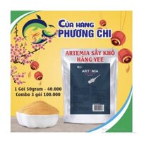 Combo 3 gói artemia sấy khô 50g