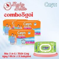 COMBO 3 gói Bỉm Quần Người Già CARYN 18 miếng Ngày và Đêm SIZE M & SIZE L , siêu thấm hút Giá Tiết Kiệm