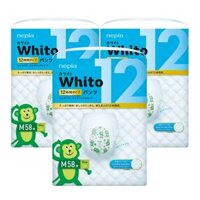 Combo 3 gói Bỉm tã quần Whito size M 58 miếng (7-10kg)