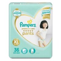 Combo 3 gói Bỉm tã quần Pampers Nhật size XL 36 miếng