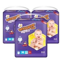 Combo 3 gói Bỉm tã quần Whoopee size M 58 miếng (5-8kg)