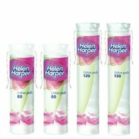 combo 3 gói, bông tẩy trang Helen Harper (120 miếng/gói)