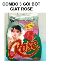 Combo 3 gói Bột Giặt Rose 500gr/gói hàng xuất khẩu của Net