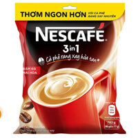 COMBO 3 GÓI CÀ PHÊ HÒA TAN NESCAFÉ 3IN1 CÔNG THỨC CẢI TIỀN VỊ NGUYÊN BẢN ( gói đỏ 782gr gồm 46 gói x 17gr )