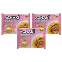 Combo 3 gói cháo ăn liền Achaki vị thịt heo, bí đỏ 72g (từ 1 tuổi)