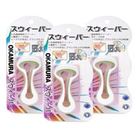 Combo 3 gói dụng cụ cạo lưỡi cao cấp Nhật gói 5 chiếc - Okamura Japan
