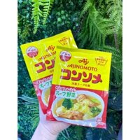 Combo 3 Gói Hạt Nêm Rau Củ Bắp Thịt Gà Ajinomoto Nhật 50Gram