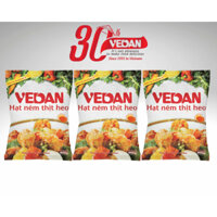 Combo 3 Gói Hạt Nêm Thịt Heo VEDAN 400g chính hãng - tientienshop