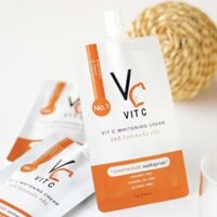 Combo 3 gói kem dưỡng trắng da trị mụn VC Vit C chính hãng Thái Lan. Gói 7gr | Nuco: Sỉ Đại lý - CTV mỹ phẩm chính hãng