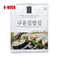 Combo 3 Gói Rong Biển Cuộn Cơm K-WOOK 10 lá 24g -Rong Biển Làm Kimbap