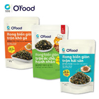 combo 3 goi Rong biển giòn trộn gia vị OFood 40g, vị ngọt vừa ăn, trộn cơm, ngon miệng