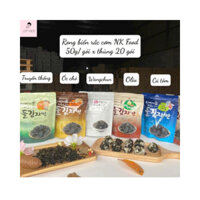 Combo 3 gói rong biển trộn rắc cơm Hàn Quốc NK Food ăn liền cho bé, rong biển trộn gia vị thơm ngon, giòn rụm ( gói 50g)