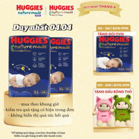 (COMBO 3 GÓI) TẢ QUẦN CHUYÊN ĐÊM HUGGIES Naturemade™ Overnite M58/L44/XL38/XXL26
