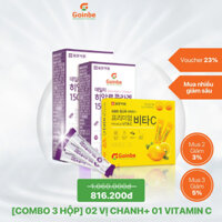 [Combo 3 Hộp] 02 BỘT UỐNG GOINBE DAILY HYALU COLLAGEN VỊ CHANH + 01 VITAMIN C GOINBE PREMIUM VITA C