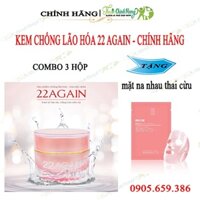 [COMBO 3 HỘP] 22 AGAIN  Kem Dưỡng Da Chống Lão Hóa - CHÍNH HÃNG