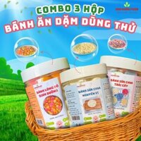 Combo 3 hộp bánh ăn dặm dùng thử nhà làm cho bé từ 6 tháng tuổi trở lên