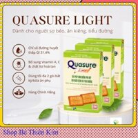 Combo 3 hộp Bánh Quy Quasure Light Bibica 140gr dành cho người ăn kiêng, tiểu đường
