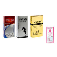 Combo 3 hộp bao cao su chống xuất tinh sớm Power Men - Tặng kèm gel Nhật - 100 Hàng Chính Hãng - Che tên sản phẩm