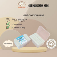 Combo 3 hộp bông tẩy trang line cotton 160 miếng