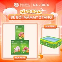 Combo 3 hộp bột ăn dặm Mămmy đổi vị cho bé từ 6 tháng tuổi: bột thịt bò bí đỏ, bột gà hầm cà rốt, bột sườn non 140g