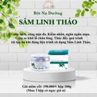 Combo 3 hộp Bột Nạ Dưỡng Sâm Linh Thảo ( tặng bộ cọ)