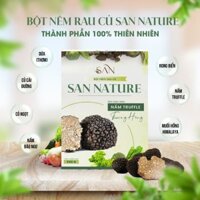 Combo 3 hộp Bột nêm rau củ San Nature 350g , không chất điều vị tạo ngọt kết hợp nấm Truffle thượng hạng(tặng 1 tạp dề )