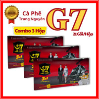 Combo 3 Hộp Cà Phê Hòa Tan G7 3in1 (21 Gói x 16g) – Cà Phê Đậm Đà, Tiện Lợi