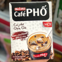 COMBO 3 HỘP CÀ PHÊ PHỐ ĐEN ĐÁ MACCOFFEE - hộp (10 gói x 16gr)