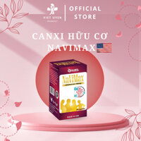[Combo 3 Hộp] Canxi hữu cơ Navimax (Nhập Mỹ) - Bổ sung canxi tảo đỏ Mỹ, hỗ trợ xương chắc khỏe