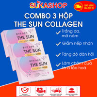 Combo 3 hộp Collagen Trắng Da The Sun Hàn Quốc Hộp 20 gói