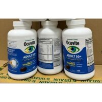 《Combo 3 hộp Date 2027》Viên Uống Bổ Mắt Ocuvite Adult 50 + Bausch & Lomb 150 Viên Mỹ