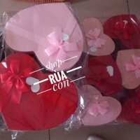 Combo 3 hộp đựng quà trái tim 3 size