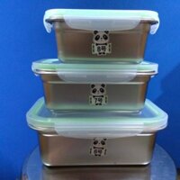 combo 3 hộp đựng thực phẩm inox 304