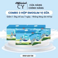 Combo 3 Hộp Giảm Cân Sữa Tách Béo EMO MILK - Kèm quà tặng