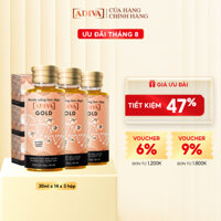 Combo 3 Hộp Gold Adiva Collagen 14 lọhộp - Làm giảm nếp nhăn, ngăn ngừa lão hóa