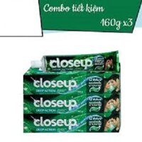 COMBO 3 HỘP Kem Đánh Răng Close up – Thái Lan 160g/1 HỘP Hương Bạc Hà