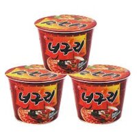 combo 3 hộp mỳ Neoguri gấu trúc vị cay - bát giấy 111gr*3 - Nongshim-Hàn Quốc