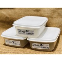 COMBO 3 HỘP NHỰA NẮP DẺO 900 ML NHẬT BẢN.