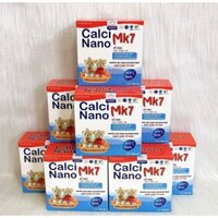 Combo 3 Hộp Ống Uống Bổ Sung Canxi, Vitamin ,DHA CALCI NANO MK7 Giúp Phát Triển Răng, Xương  20 Ống